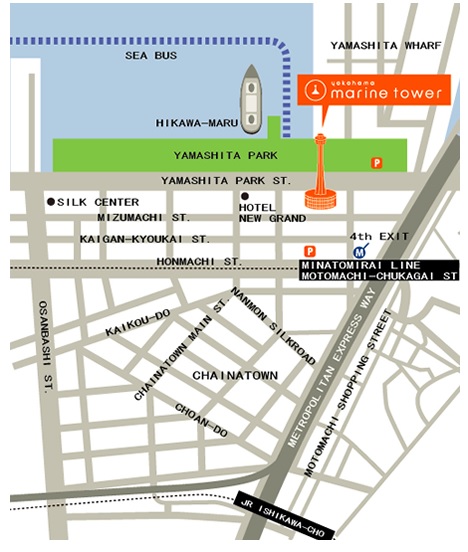Yokohama Marine Tower - Access map.jpg